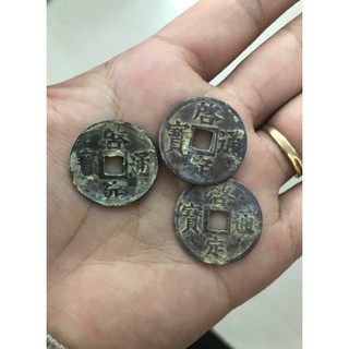 tiền xu cổ khải định thông bảo