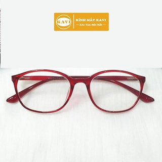 Kính Máy Tính Kavi KV009 - Kính Bảo Vệ Mắt Chống Ánh Sáng Xanh Khi Làm Việc- Gọng Đỏ Mắt Tròn Sành Điệu