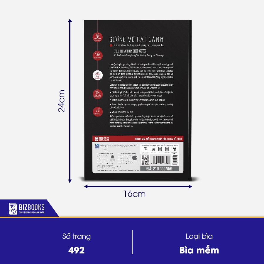 BIZBOOKS - Sách Gương Vỡ Lại Lành - Những bài học thành công