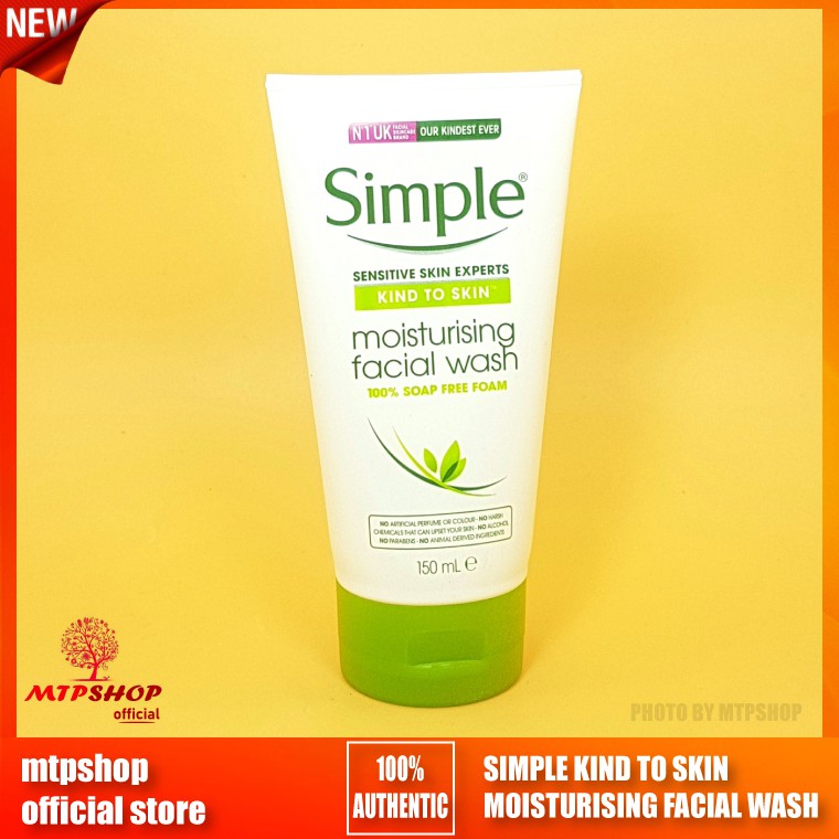 SỮA RỬA MẶT SIMPLE KIND TO SKIN MOISTURISING FACIAL WASH