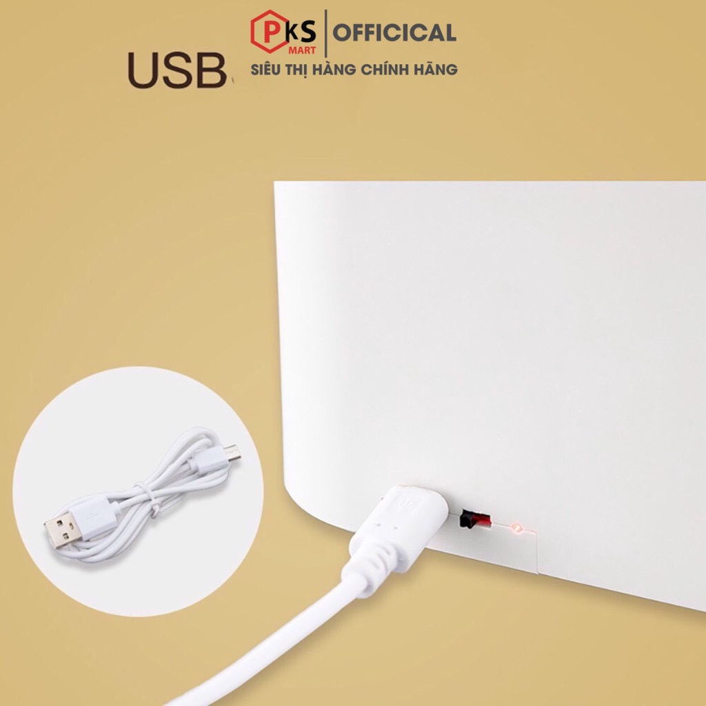 Đèn Học Đèn Để Bàn Đọc Sách Chống Cận Pin Sạc SL-868 4000mAh 3 Chế Độ Ánh Sáng Trắng Vàng Ấm Tăng Giảm Độ Sáng
