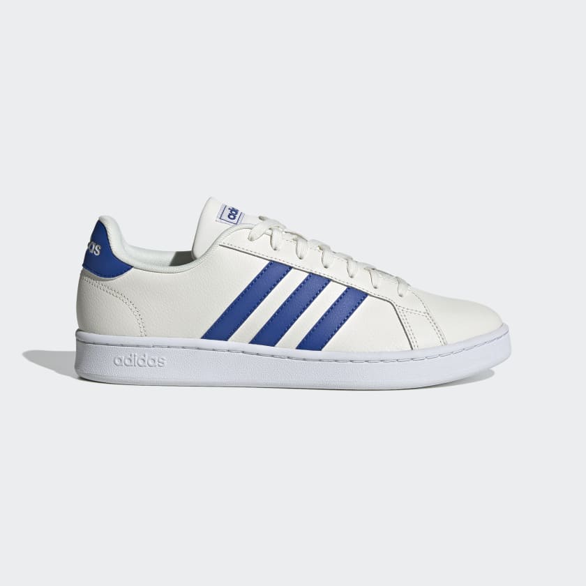 Giày Adidas Chính hãng Grand Court Royal Blue - Advantage Grey hàng Authentic full box