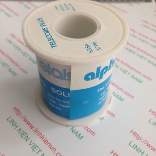 Thiếc hàn alpha usa 63sn 37pb 0.8mm 400g