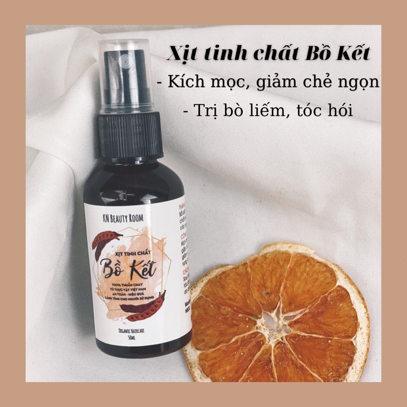 Combo Dầu Gội Bồ Kết 300ml và Xịt Tinh Chất Kích Mọc Bồ Kết