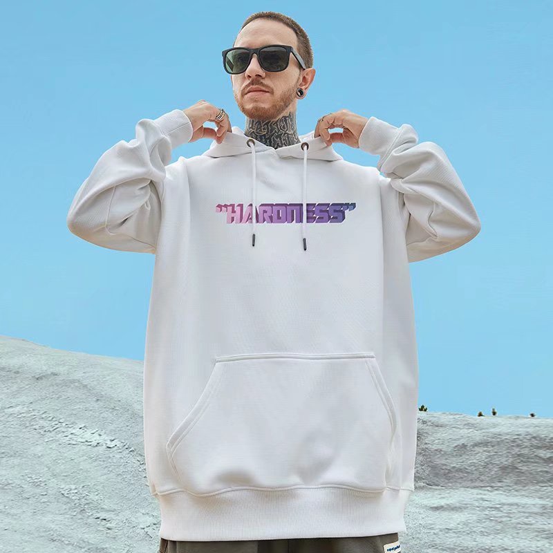 Áo hoodie tay dài dáng rộng in họa tiết hoạt hình phong cách đường phố Hàn Quốc thời trang mùa đông cho nam size M-8XL