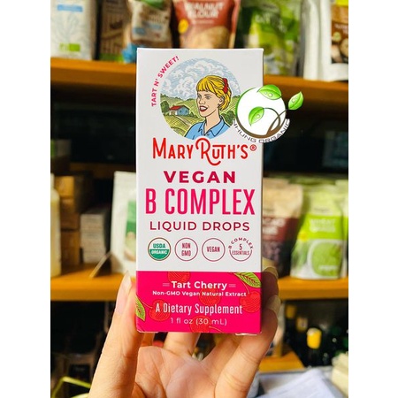 Siro Pha Hữu Cơ B-complex  Mary Ruth's 30ml