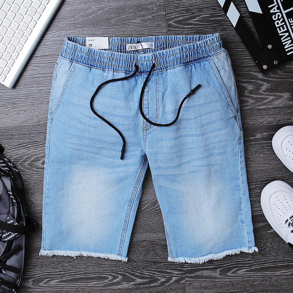 SHORTS JEAN LƯNG THUN ZARA RÁCH LAI  ྇