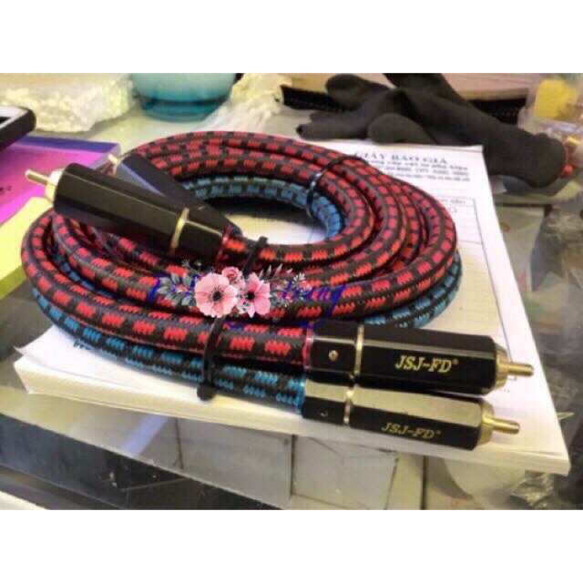 Cặp dây AV Audio 1,8m hãng JSJ chính hãng nhập khẩu. Sale còn 280k