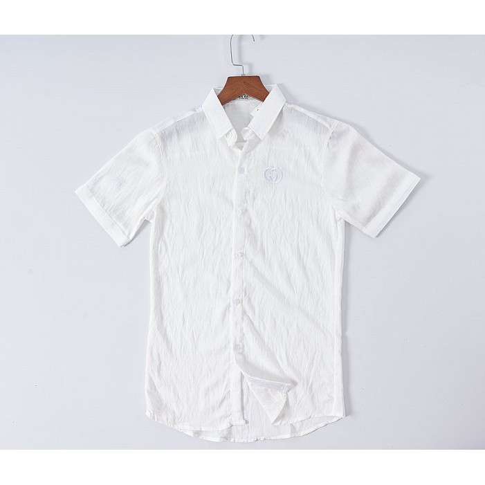 Áo sơ mi lụa ngắn tay nam LB009, vải dày, mát , đường may sắc sảo, áo sơ mi cao cấp LB1990 store