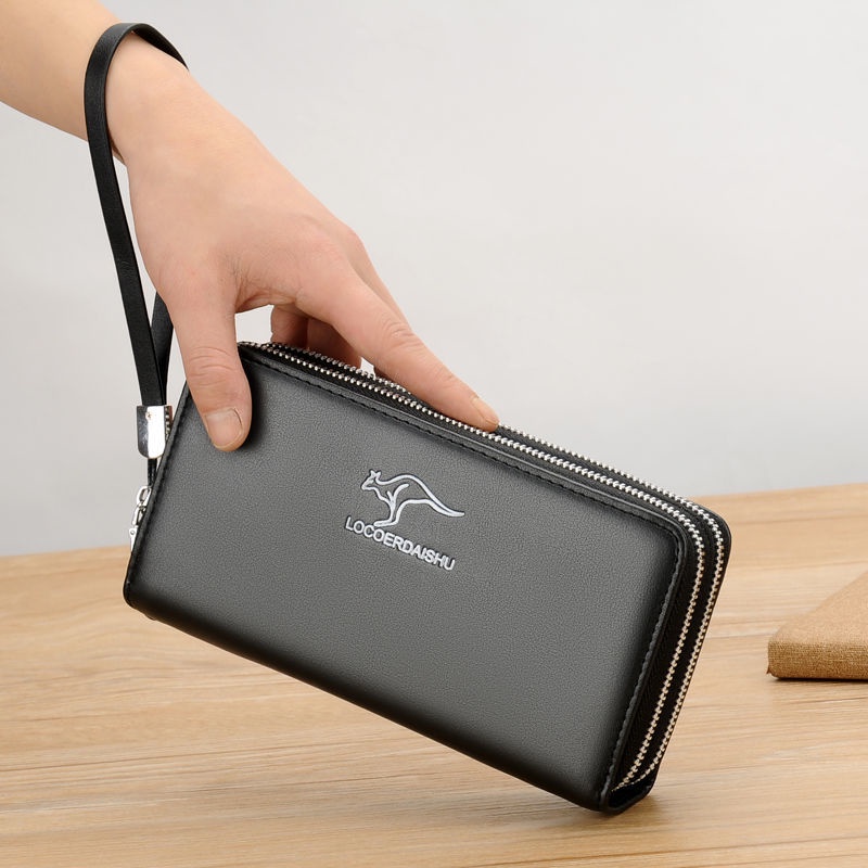 Ví dài cầm tay đựng điện thoại/thẻ có khóa kéo cho nam NSGSB3 | BigBuy360 - bigbuy360.vn