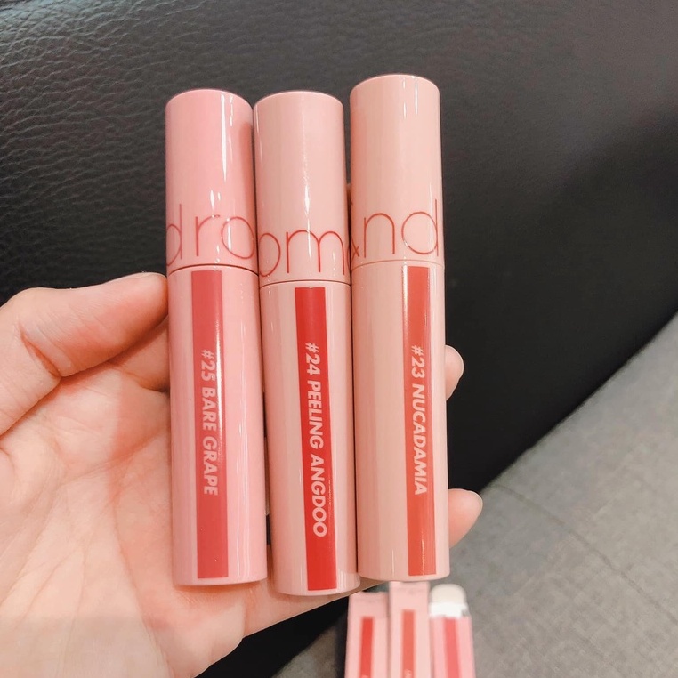 Son Bóng Romand Bare Juicy Lasting Tint -  Son Kem Lì Romand Vintage Filter Zero Velvet Tint 2021