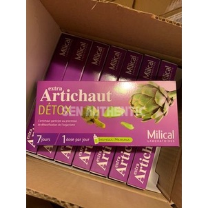 Thải độc gan Extra Artichaut Detox liệu trình 7 ngày - Hàng Pháp xuất Đức. Hộp 7 ống.