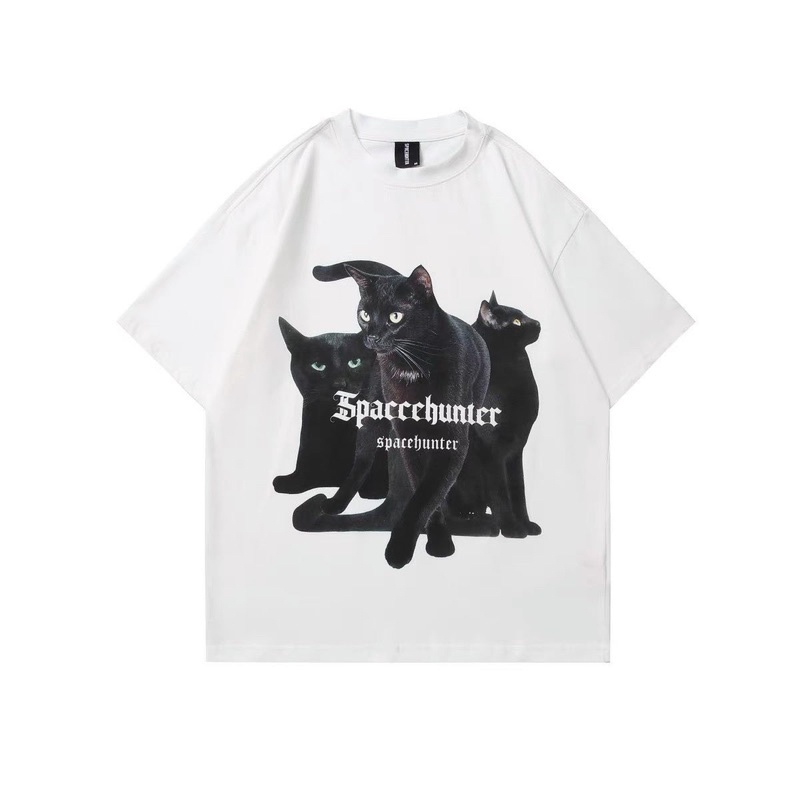 ÁO THUN TAY LỠ COTTON 3 CAT FORM UNISEX NAM NỮ (kèm ảnh thật)