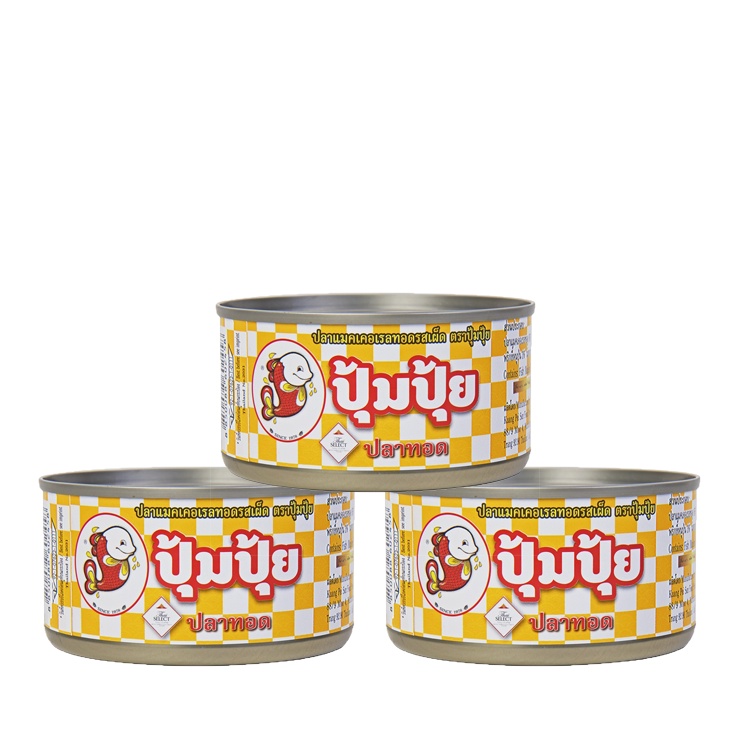 COMBO 3 Hộp Cá Chiên Ớt Pompui 90g (Thái Lan)