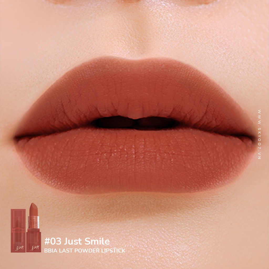 Son lì Bbia Last Powder Lipstick- 03 Just Smile 3.5g - Bbia Official Store | BigBuy360 - bigbuy360.vn