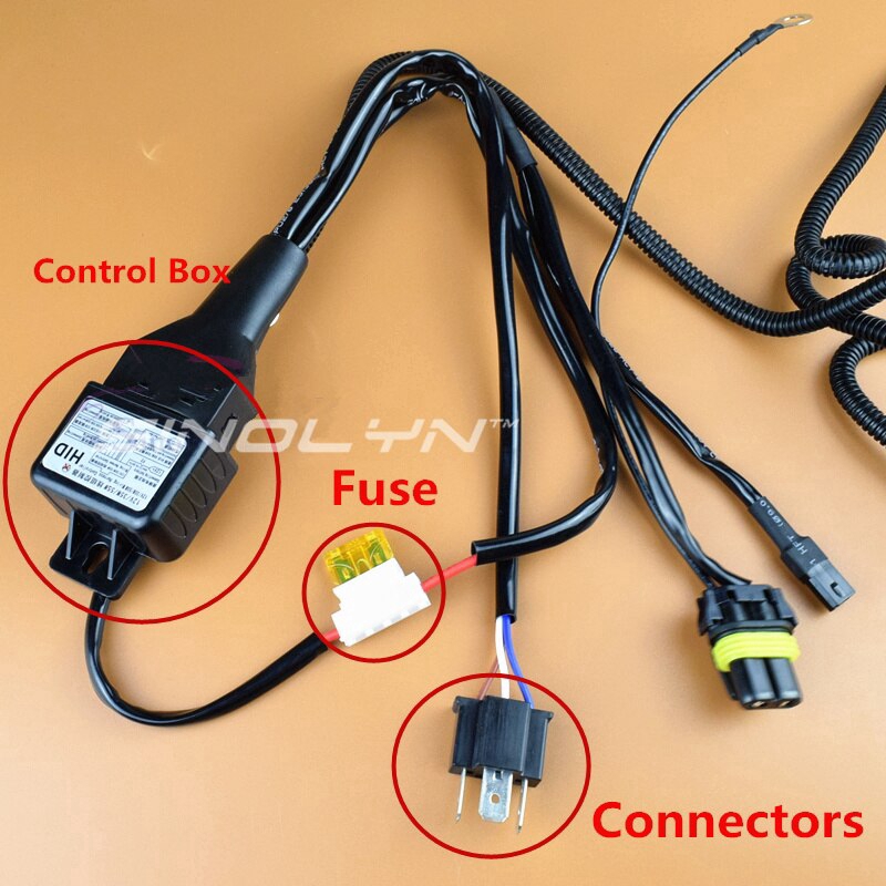 Rơ Le Dây Điện 35W/55W H4 9003 HB2 9004 9007 H13 HID Cho Máy Chiếu Bixenon