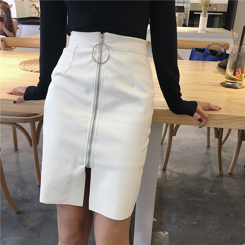 [ SALE ]  Chân váy da PU Quảng Châu