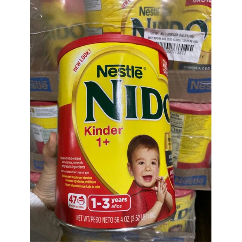 Sữa NIDO nắp đỏ 1,6kg mỹ