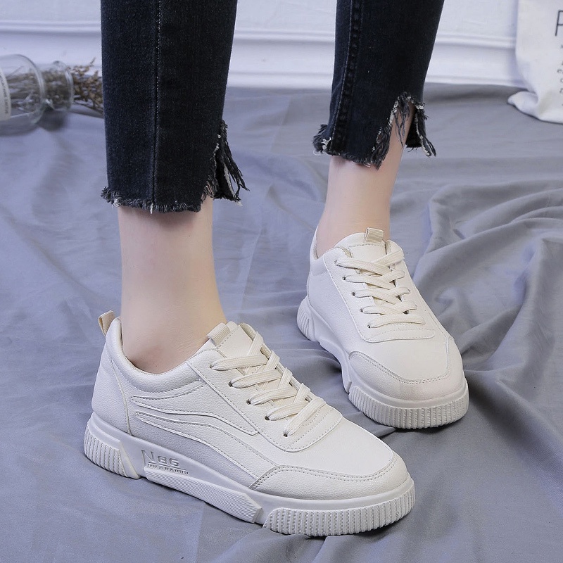 💗Giày Sneaker Giày Nữ Giày Trắng💗 Giày Thể Thao Đế Dày Thoáng Khí Thời Trang Cho Nữ