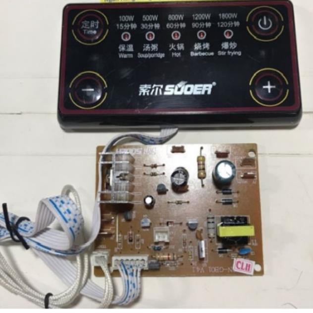 Hot!!! Bo mạch đa năng bếp hồng ngoại phím bấm 1800w