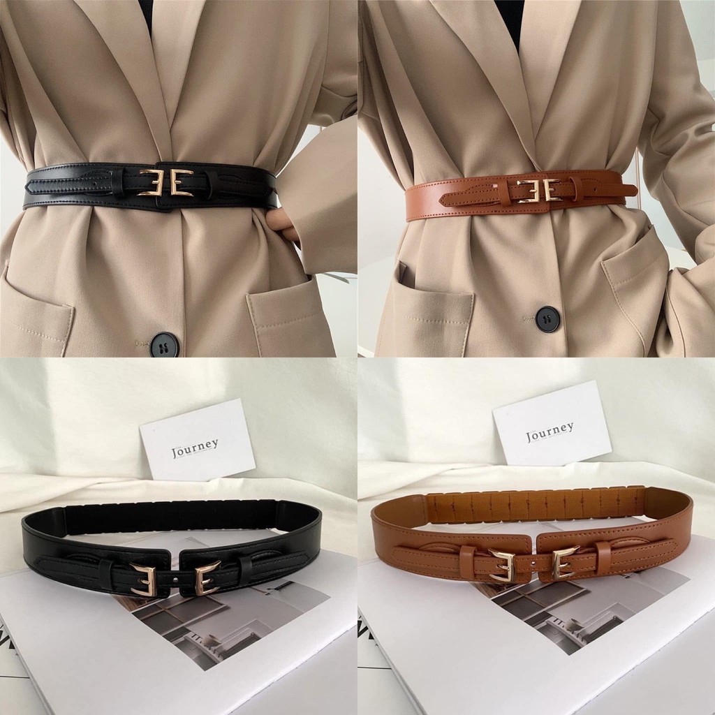 Thắt lưng nữ, phối áo vest