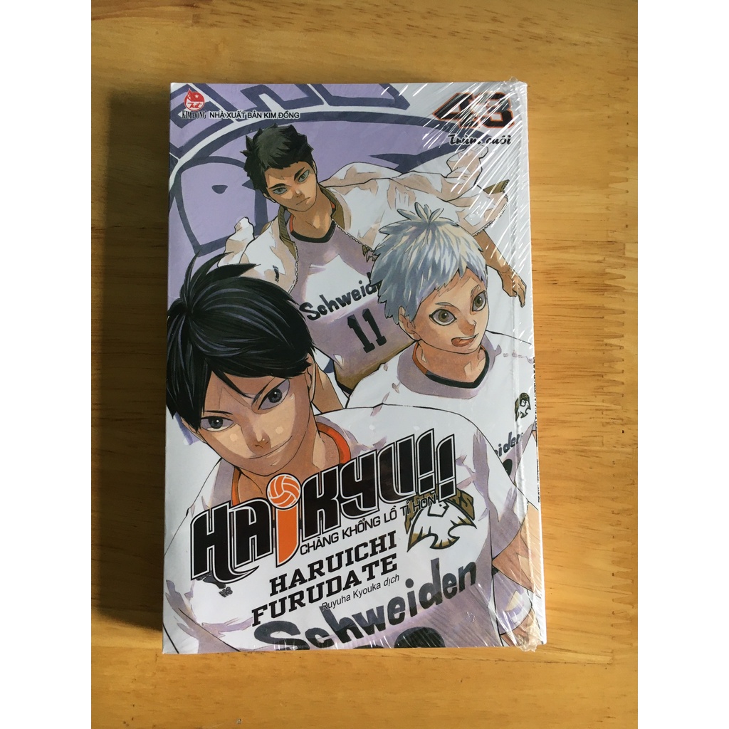 Haikyu - Chàng khổng lồ tí hon tập 42, 43, 44 tặng kèm lót ly