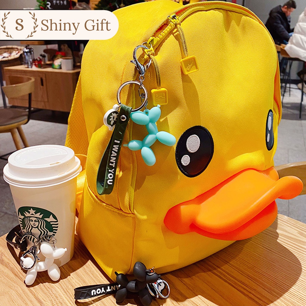 Móc khóa siêu cute hot trend chó bong bóng đủ màu sắc