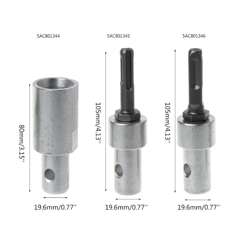 Đầu Chuyển Đổi Mũi Khoan Vuông 4 Rãnh Chuyên Dụng Cho Búa Điện