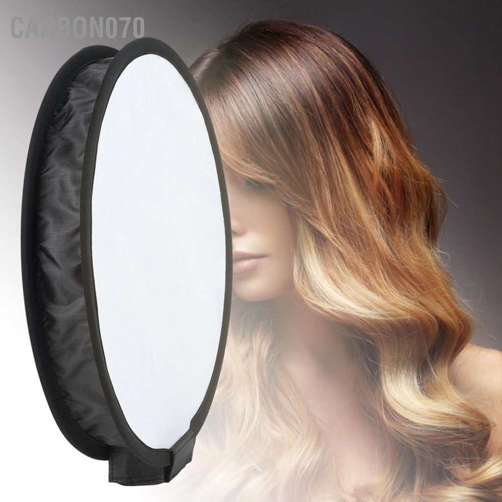 Hàng HOT Tản sáng chụp đèn flash máy ảnh hình tròn di động có thể gập lại 40CM【Carbon070】