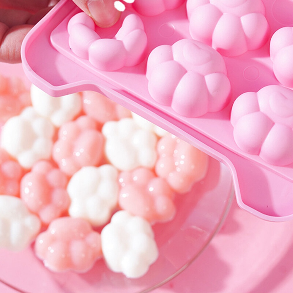 Khuôn silicon Làm Đá Hình Bàn Chân Mèo