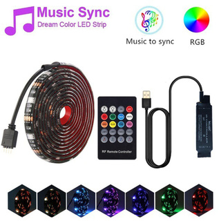 Dây đèn LED DC 5V USB 5050 RGB linh hoạt chống thấm nước dùng để trang trí nội thất giá tốt-168