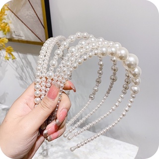 Băng đô Cài tóc đính ngọc trai nhân tạo