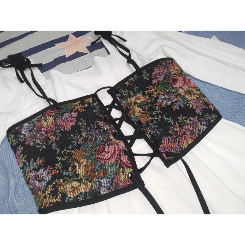 Set váy babydoll và corset phong cách ul zang