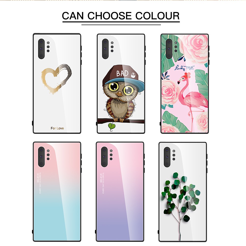 Ốp lưng kiểu kính cường lực cho Samsung Galaxy Note 10 Plus Pro Note10
