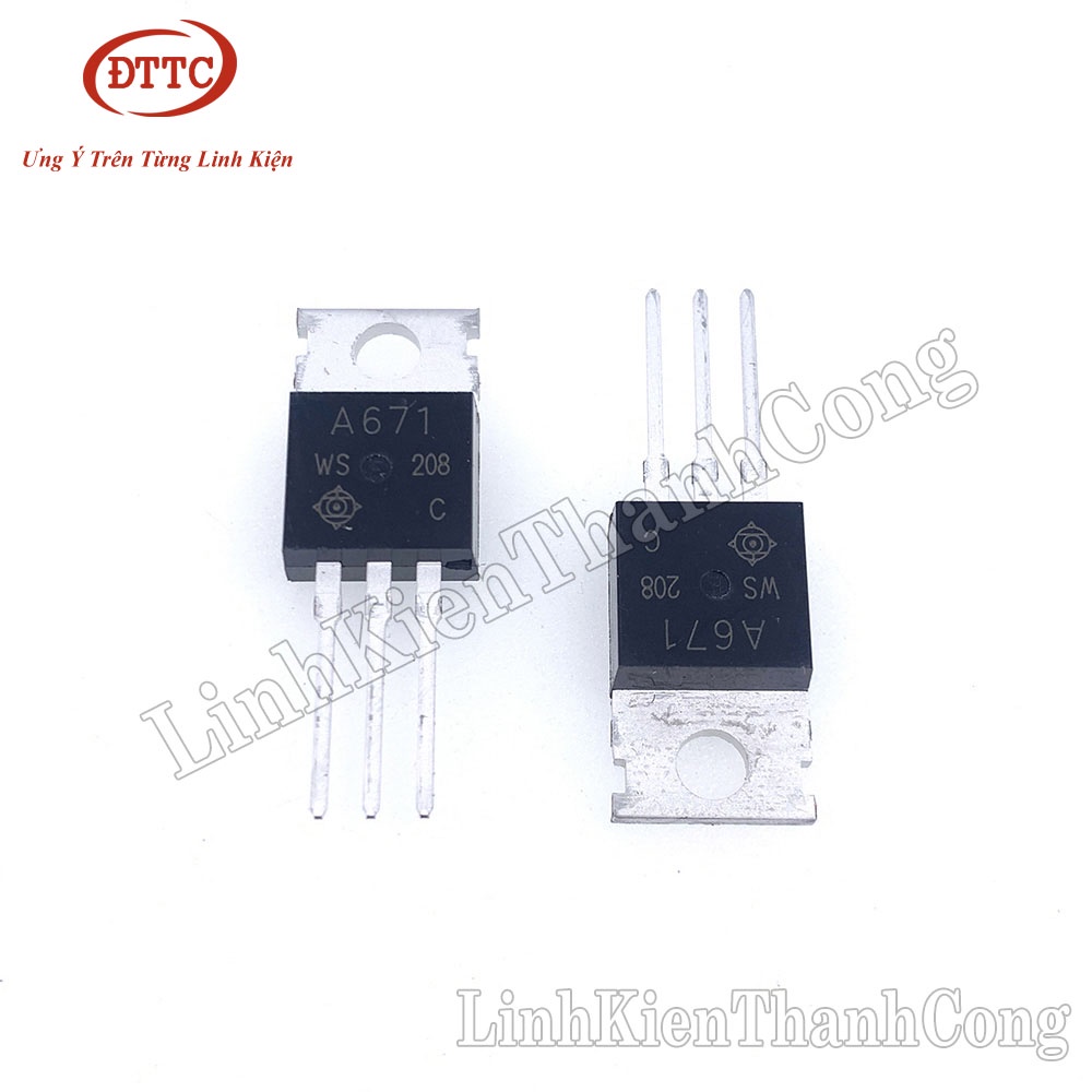 A671 TRANSISTOR PNP 3A 50V TO220