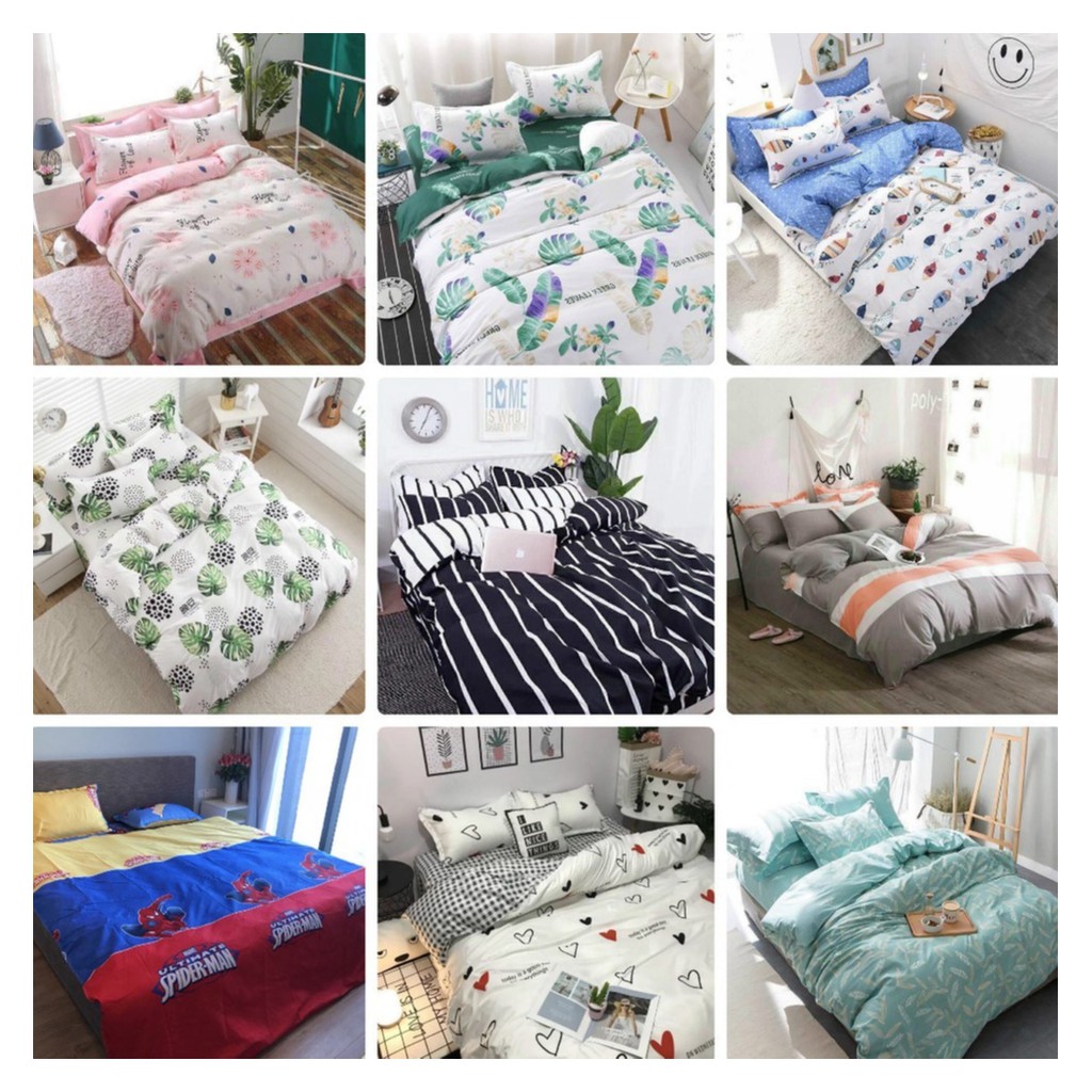 81 MẪU Bộ Chăn Ga Gối Cotton Poly Nhập Khẩu cao cấp 2019 tổng hợp