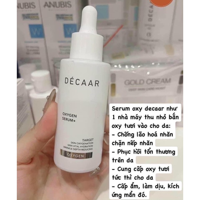 Kem Dưỡng Da Décaar Oxygen Gel & Oxygen Hydro 24hr