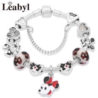 Vòng Tay Chuỗi Hạt Hình Chuột Mickey Và Minnie P10932