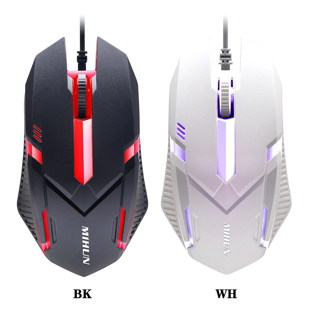 Chuột quang chơi game có dây đèn LED nhiều màu sắc độc đáo
