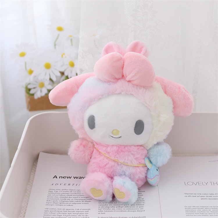SANRIO Búp Bê Nhồi Bông Hình Cinnamoroll / My Melody Hello Kitty / Thỏ / Đồ Chơi Dành Cho Trẻ Em 8