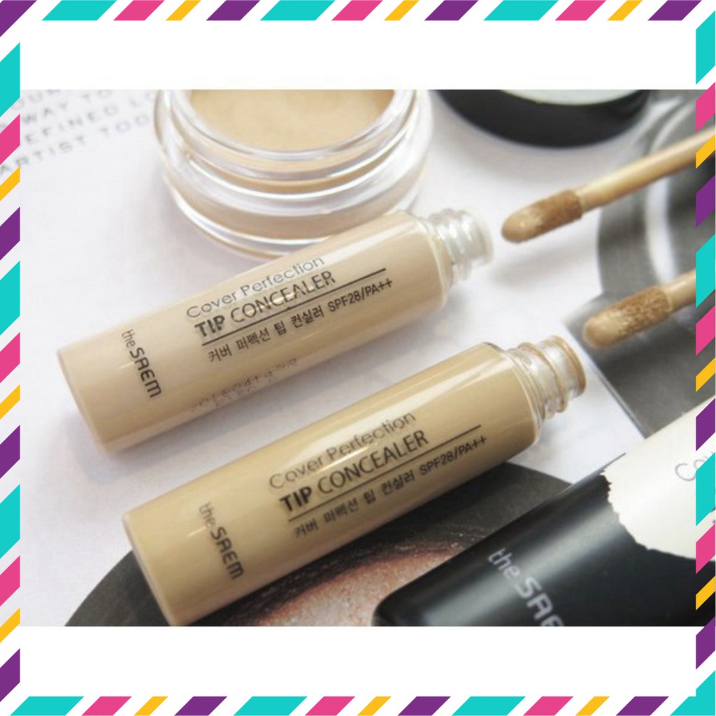 [] CHE KHYẾT ĐIỂM THE SAEM COVER TIP PERFECTION CONCEALER HQ.. nakha