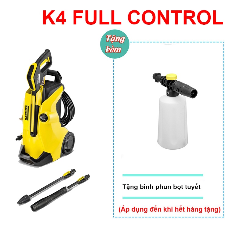 Máy phun rửa xe áp lực Karcher K4 Full Control