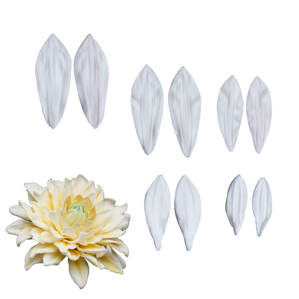 Dahlia Khuôn silicone Làm Bánh / Kẹo Đường / Sô Cô La Hình Mạng Che Mặt