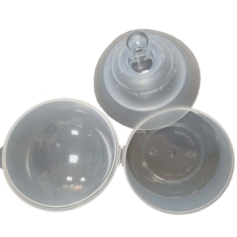 Núm Vú Silicone Hai Lớp Bảo Vệ Đầu Ngực Cho Mẹ Bỉm Sữa