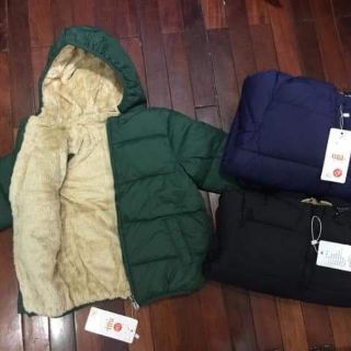 Áo khoác phao lót lông cừu