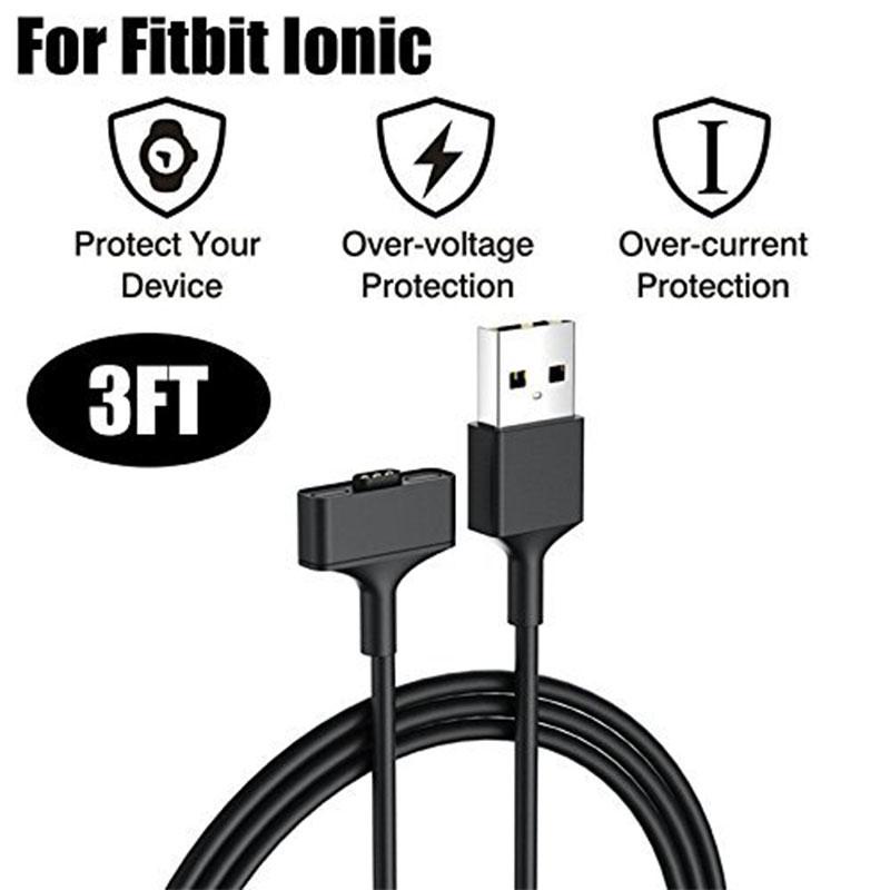 Dây Cáp Sạc USB Thay Thế Cho Vòng Đeo Tay Thông Minh Fitbit Ionic