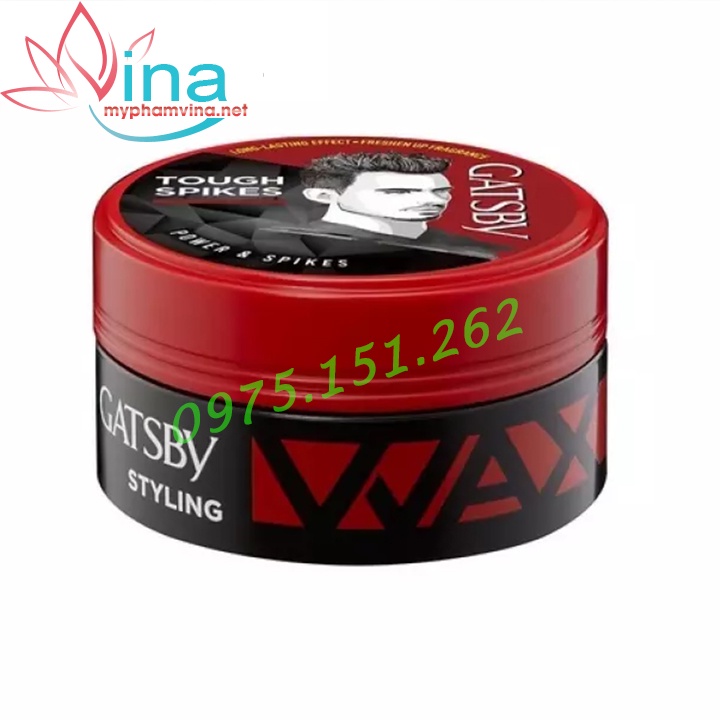 Wax Tạo Kiểu Tóc Gatsby Đỏ 75Gr