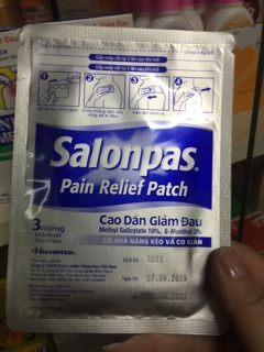 CAO DÁN SALONPAS PAIN RELIEF