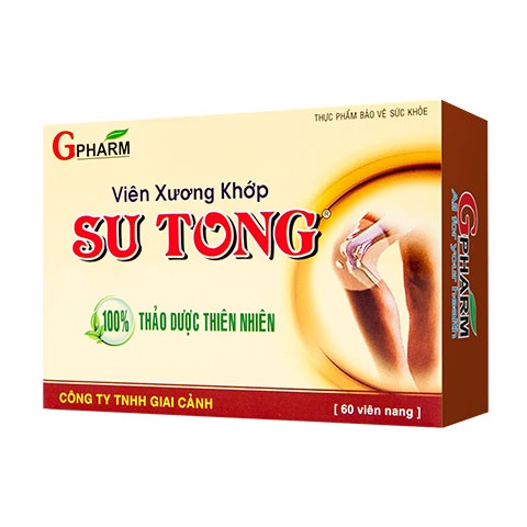 Viên Xương Khớp Su Tong- Hỗ trợ trong các trường hợp phong thấp, đau nhức xương khớp, hỗ trợ tăng cường sức khỏe