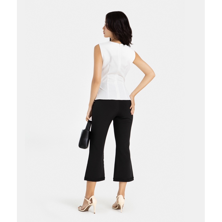 Quần Tây Nữ Thời Trang HNOSS Dáng Lửng Ống Loe HNQDA014